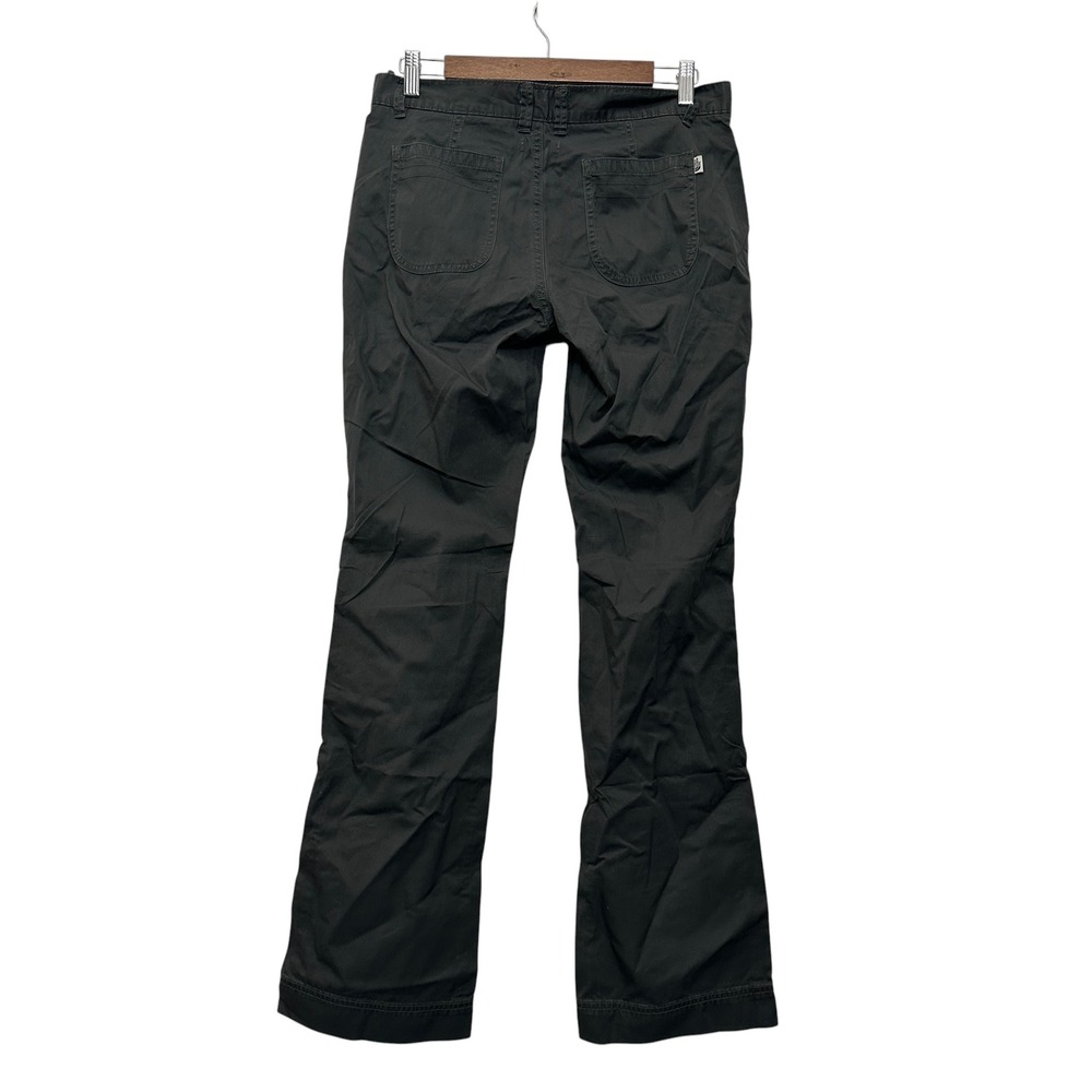 The North Face Pants Women 6 Gray Cotton Utility Straight Leg Hiking Casual Y2K